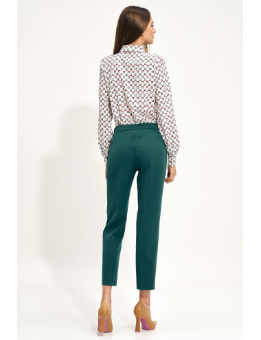 Pantalon chino vert 