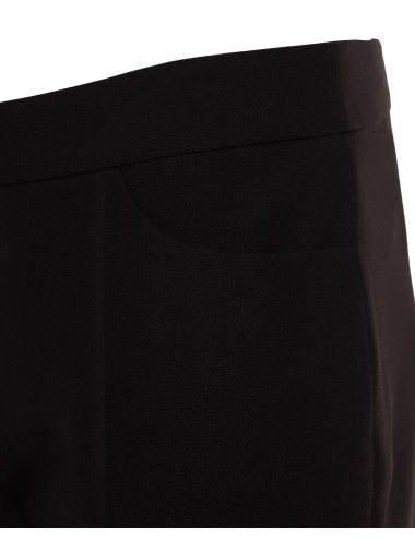 Pantalon noir classique pour femme 