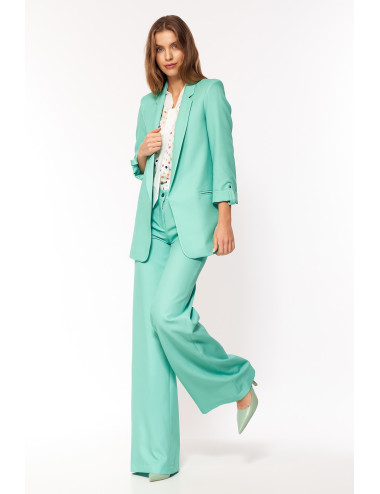 Pantalon palazzo egg marine 