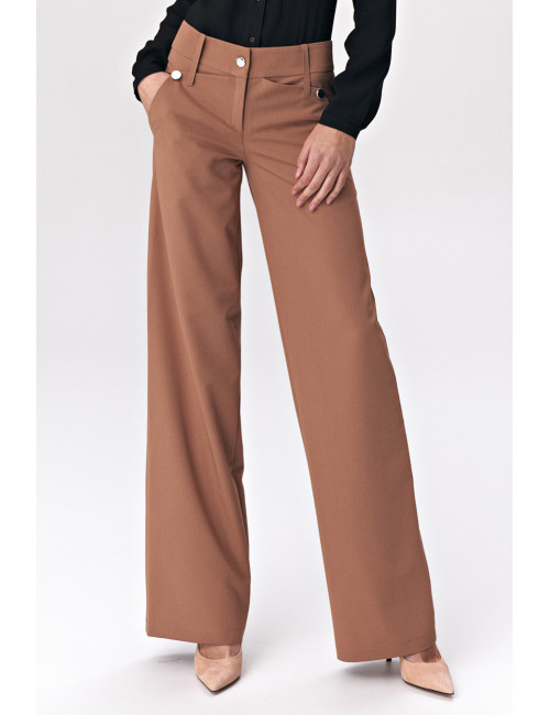 Pantalon palazzo caramel 