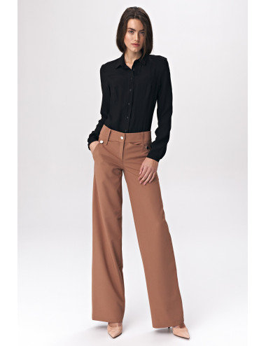 Pantalon palazzo caramel 