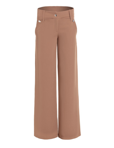 Pantalon palazzo caramel 