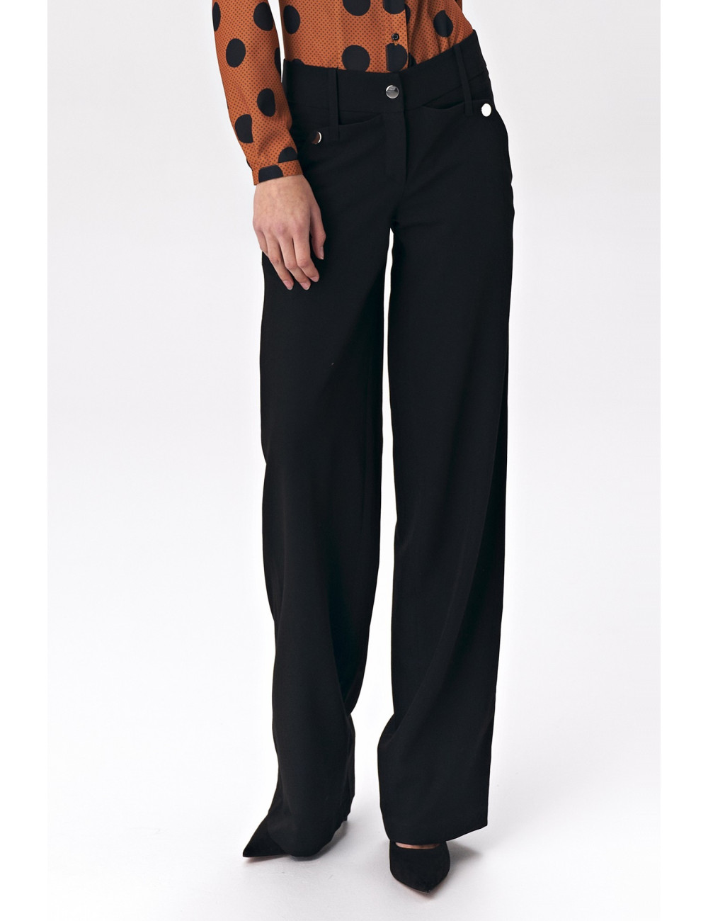 Pantalon palazzo noir 