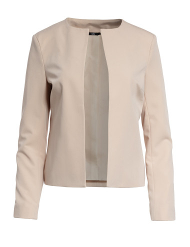 Veste droite courte beige 