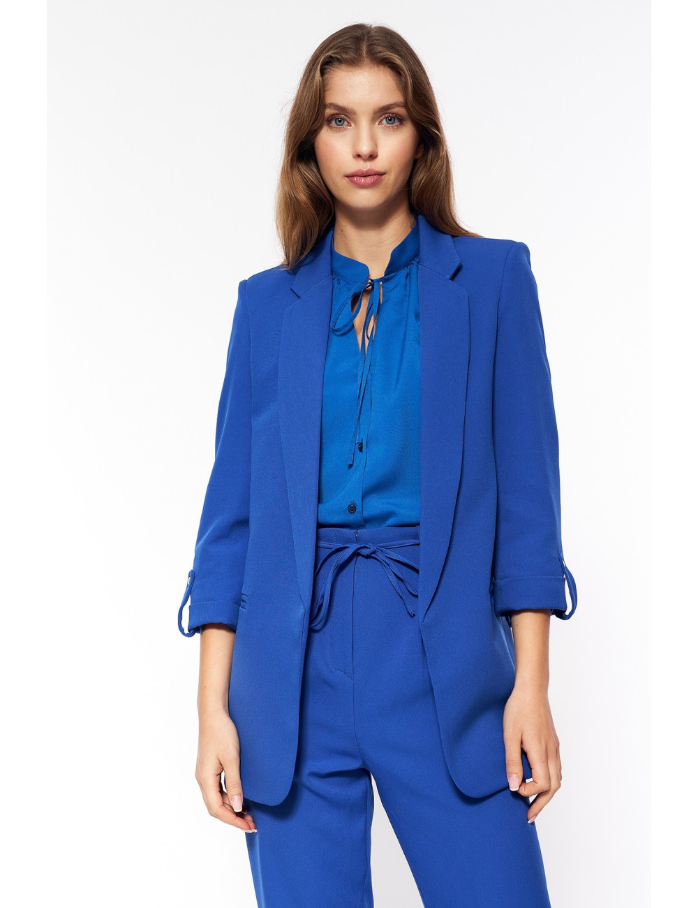 Blazer oversize bleu 