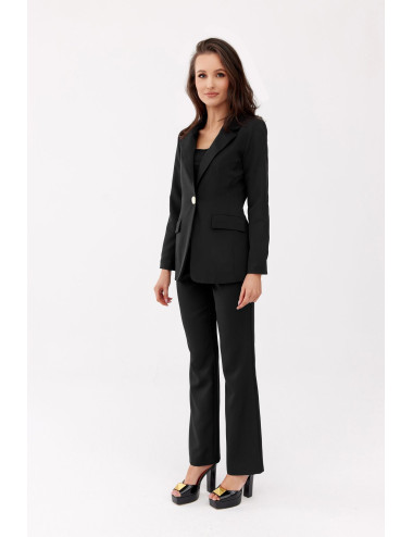 Aiden - veste femme taille fine noir 