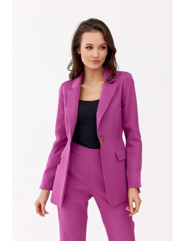 Aiden - veste femme taille fine fuchsia 